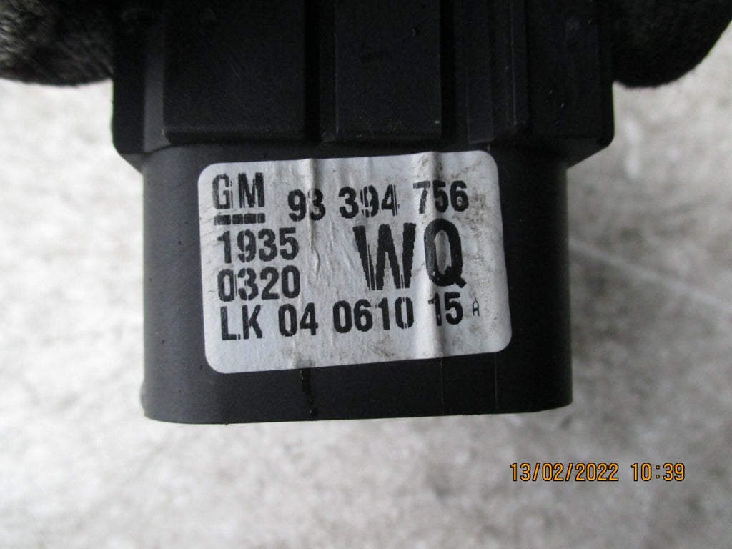 VAUXHALL MERIVA A 2006 MK1 HEADLIGHT ADJUSTMENT CONTROL SWITCH PANEL 93394756