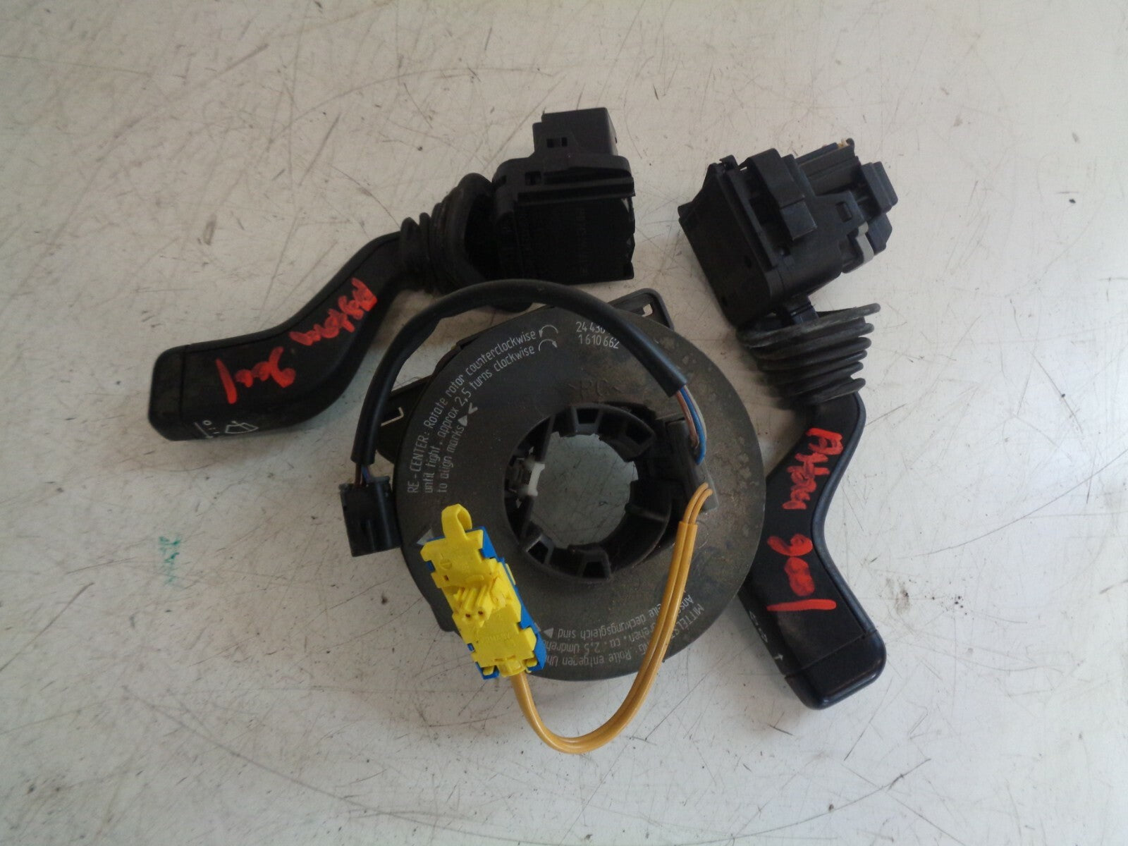 VAUXHALL ASTRA G 2001 WIPER INDICATOR + SQUIB STALKS SWITCHES
