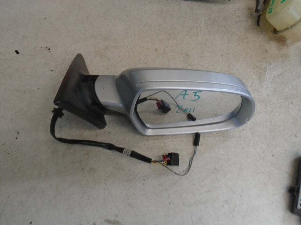 AUDI A5 2011 MK1 OSF FRONT DRIVER SIDE GREY WING MIRROR