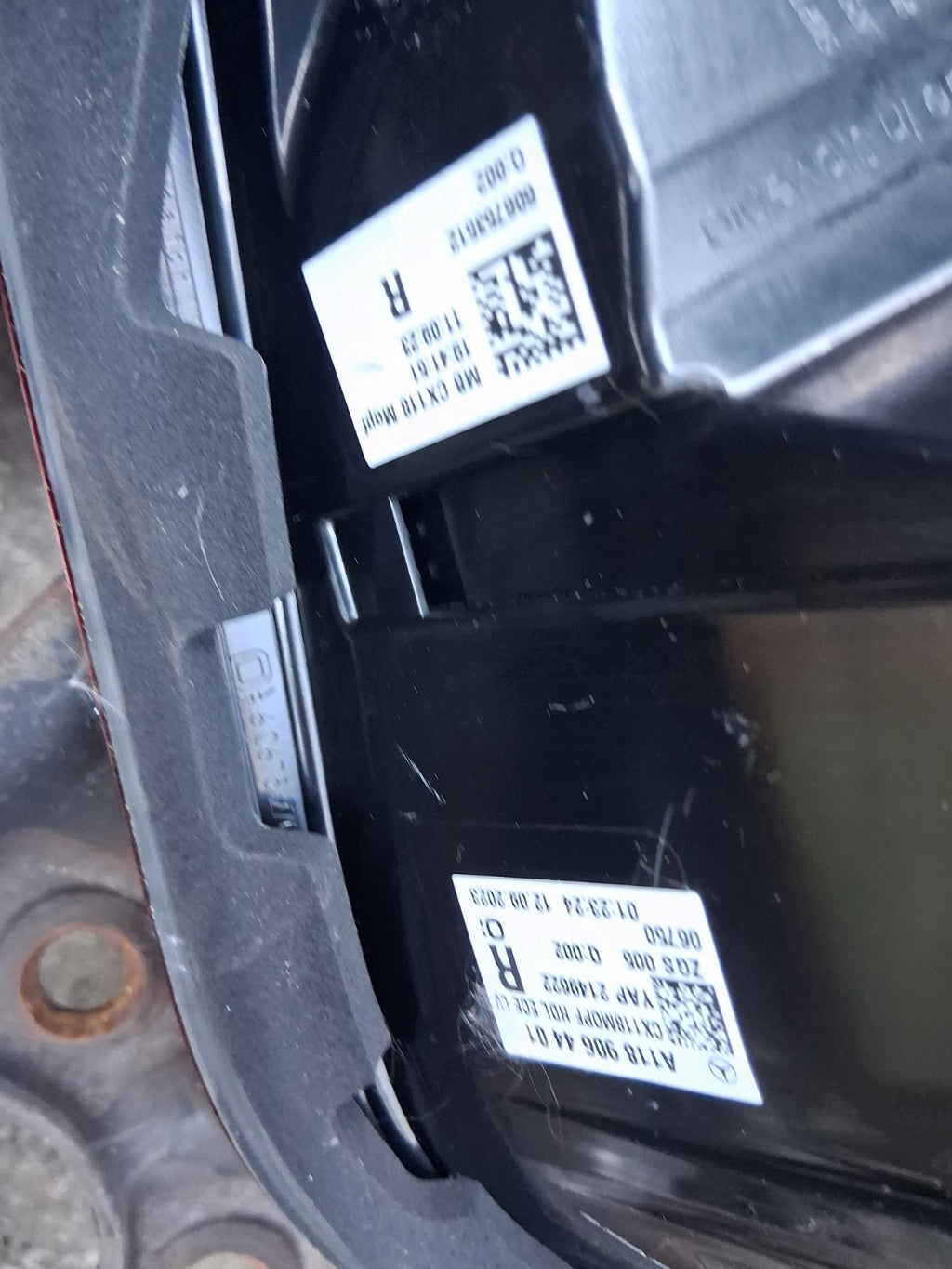 2023 MERCEDES CLA C118 OSR DRIVER SIDE REAR RIGHT INNER TAIL LIGHT A1189064401