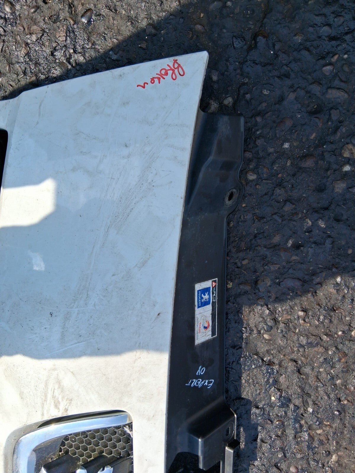 2008 PEUGEOT EXPERT FRONT RADIATOR BUMPER GRILLE WITH BADGE 1497644077