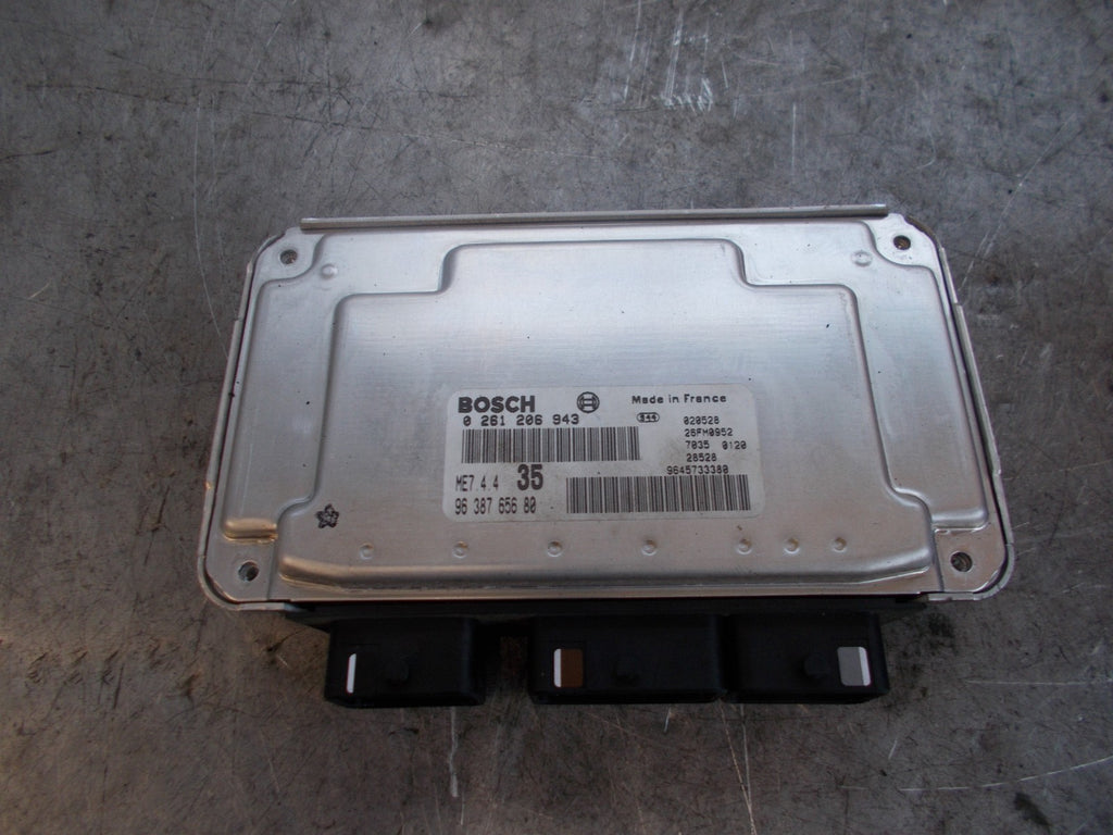 PEUGEOT 307 2003 1.6 ENGINE CONTROL UNIT ECU 9638765680