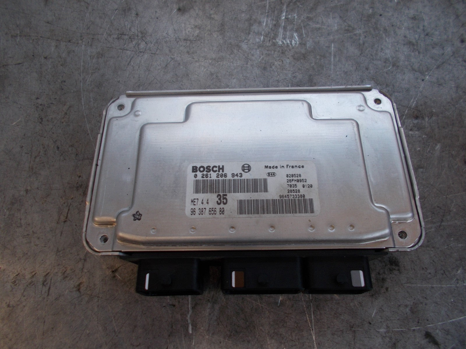 PEUGEOT 307 2003 1.6 ENGINE CONTROL UNIT ECU 9638765680