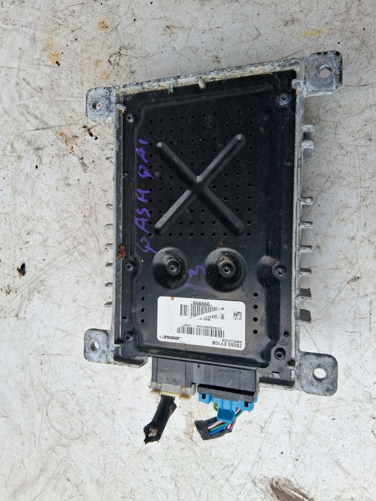 2013 NISSAN QASHQAI J10 BOSE SOUND AUDIO AMPLIFIER MODULE 28060EY10B