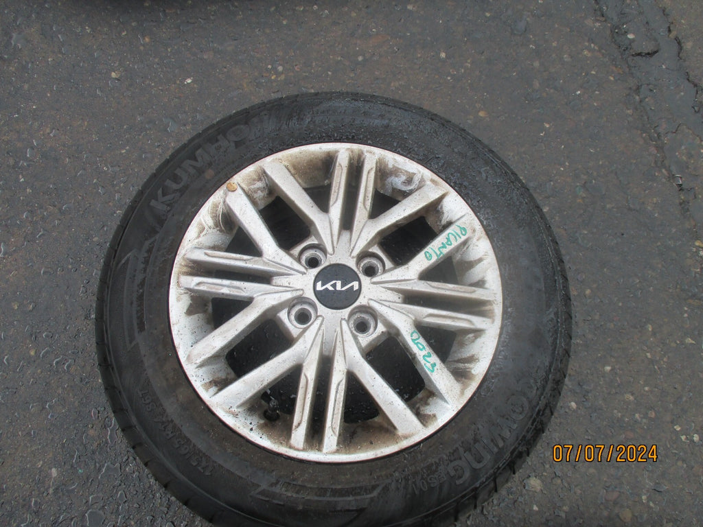 KIA PICANTO MK3 2023 14 INCH ALLOY WHEEL WITH TYRE 175/65R14 52910G6650