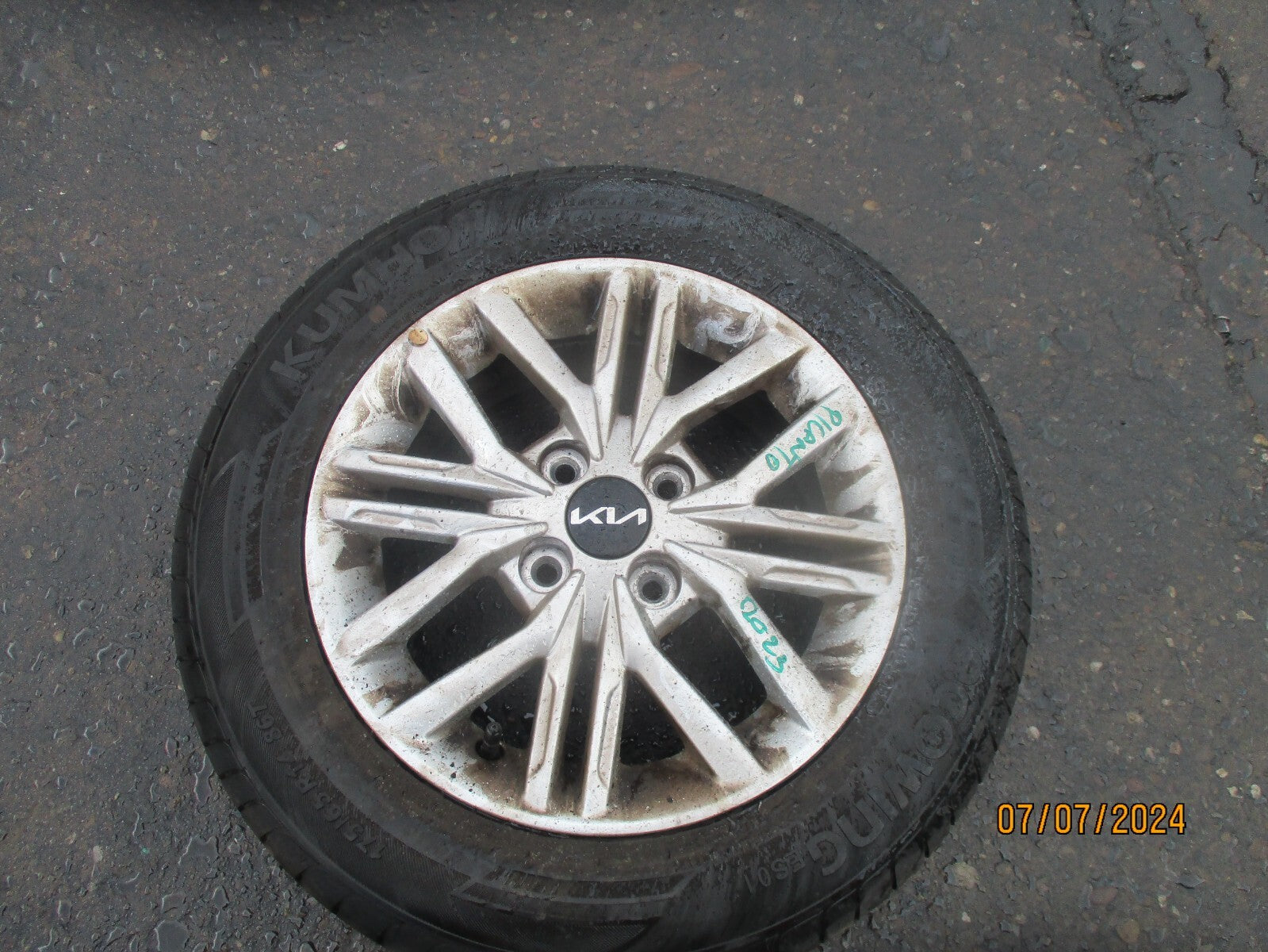 KIA PICANTO MK3 2023 14 INCH ALLOY WHEEL WITH TYRE 175/65R14 52910G6650