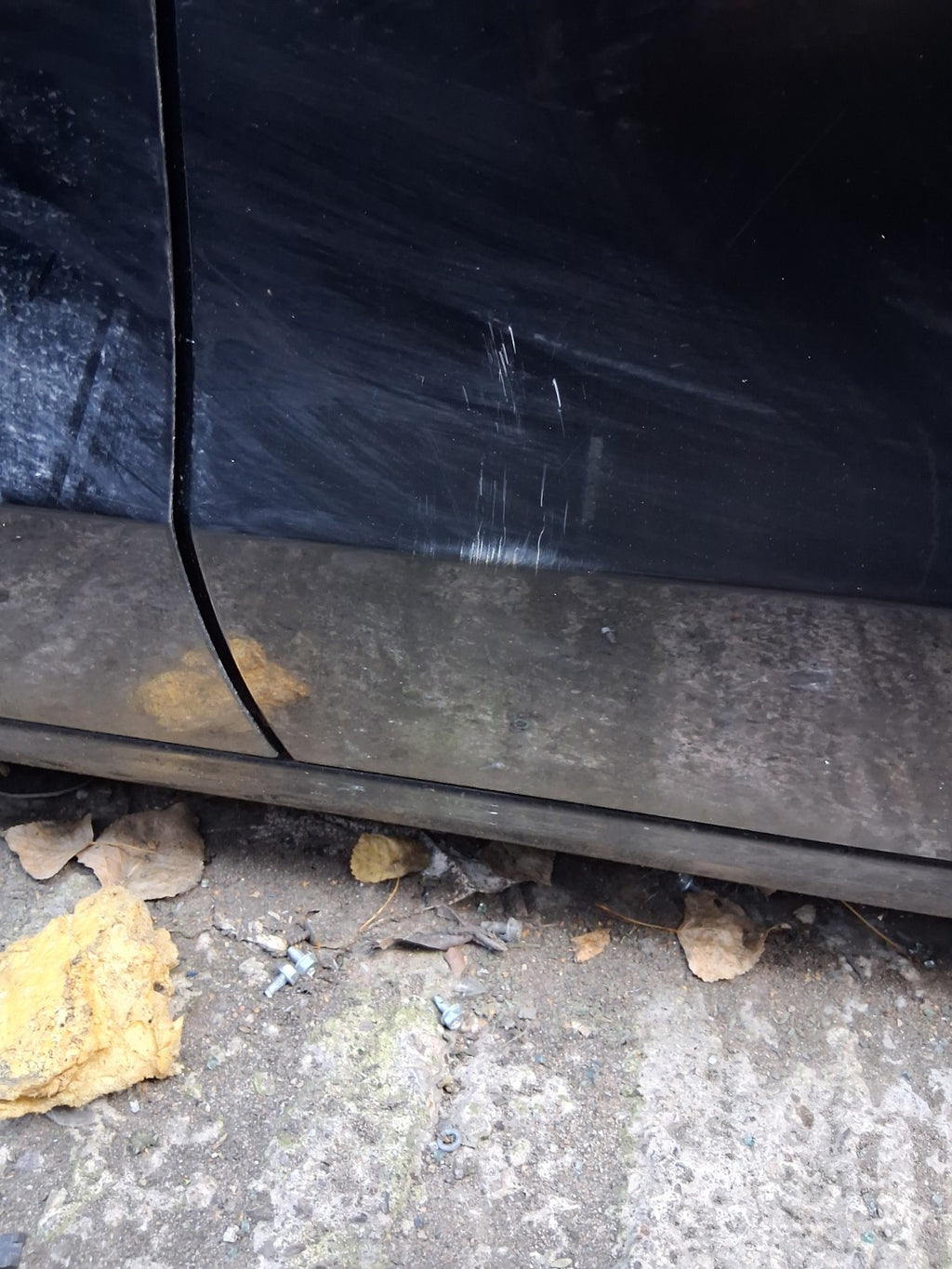 2015 AUDI MK1 A5 HATCHBACK 5 DOOR NSR PASSENGER SIDE REAR LEFT BARE DOOR BLACK