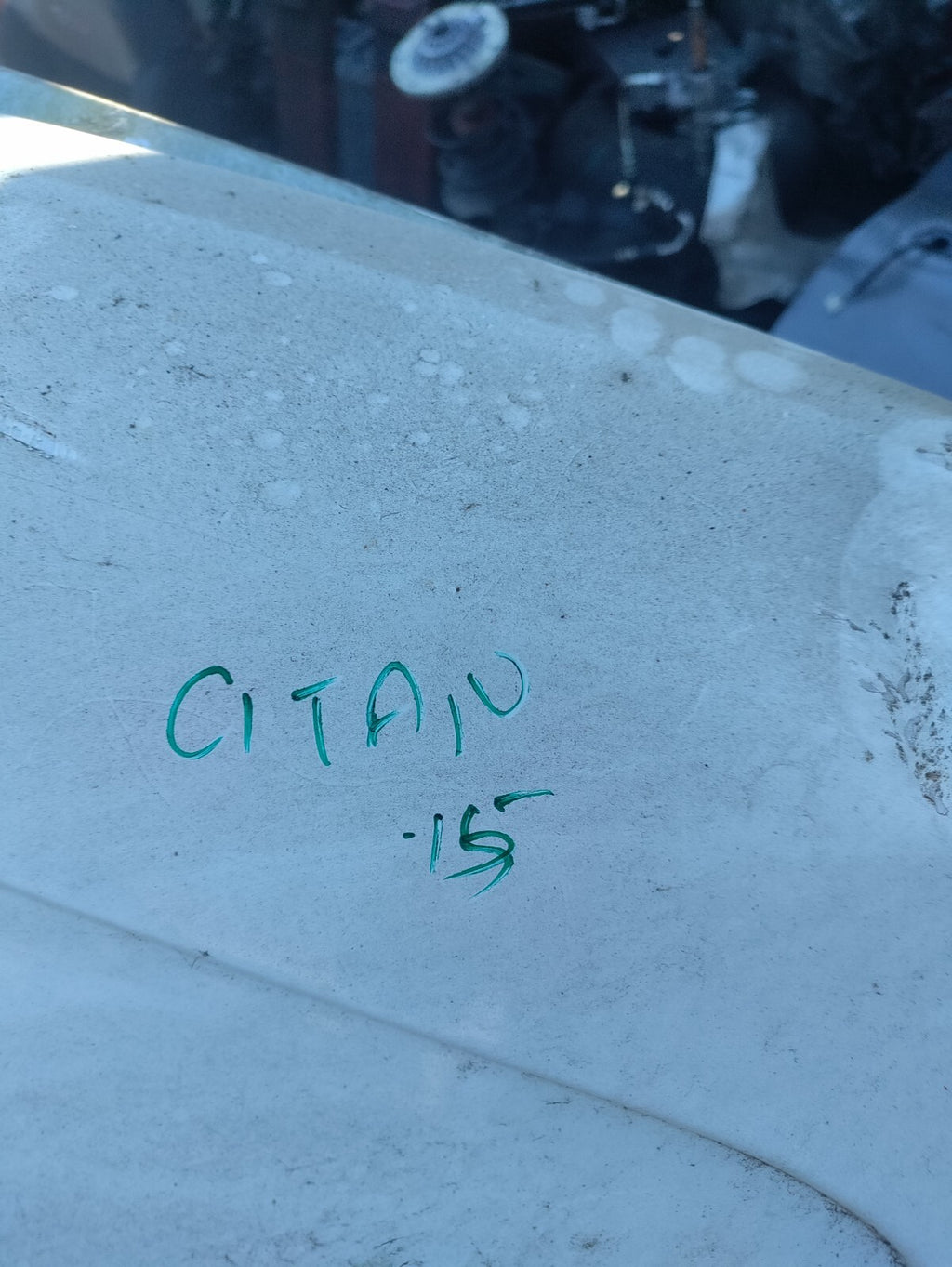 MERCEDES CITAN W415 2015 OSR DRIVER SIDE REAR COMPLETE DOOR WHITE