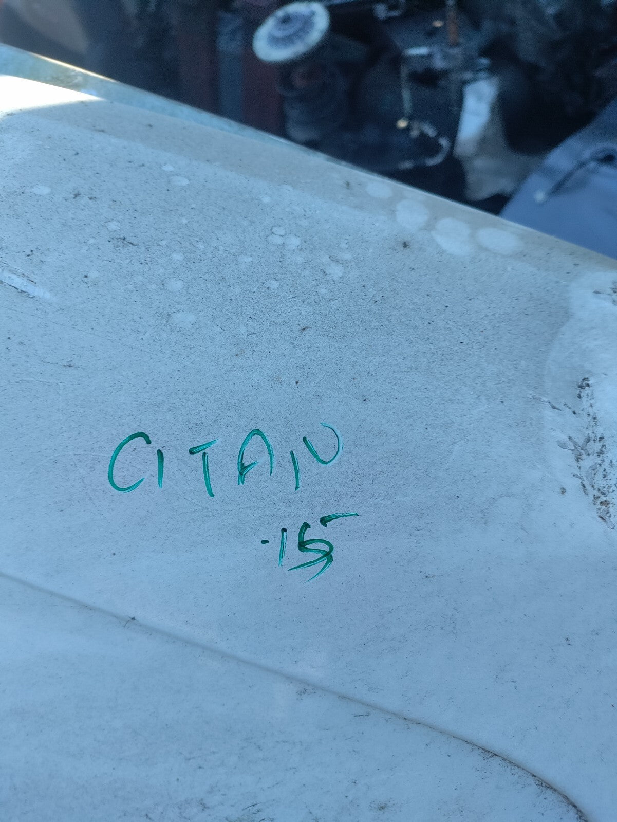MERCEDES CITAN W415 2015 OSR DRIVER SIDE REAR COMPLETE DOOR WHITE