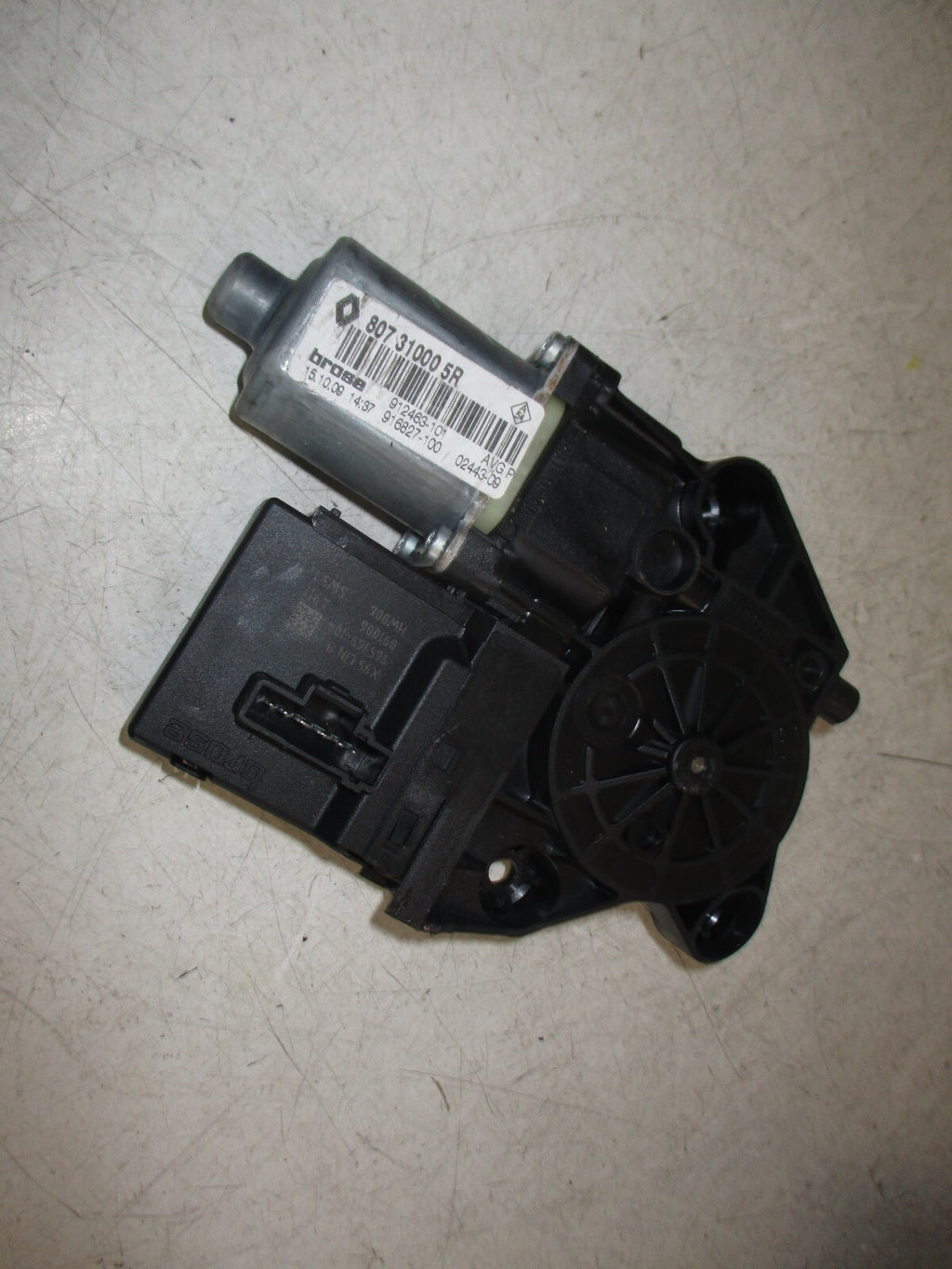 RENAULT MEGANE MK3 2009 NSF PASSENGER SIDE FRONT WINDOW MOTOR 807310005R