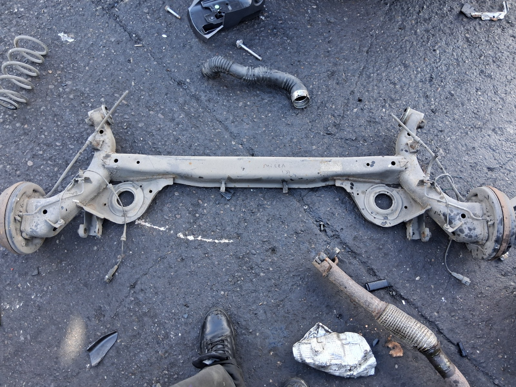 2018 NISSAN MICRA K14 COMPLETE  REAR AXLE DISC TYPE ASSEMBLY