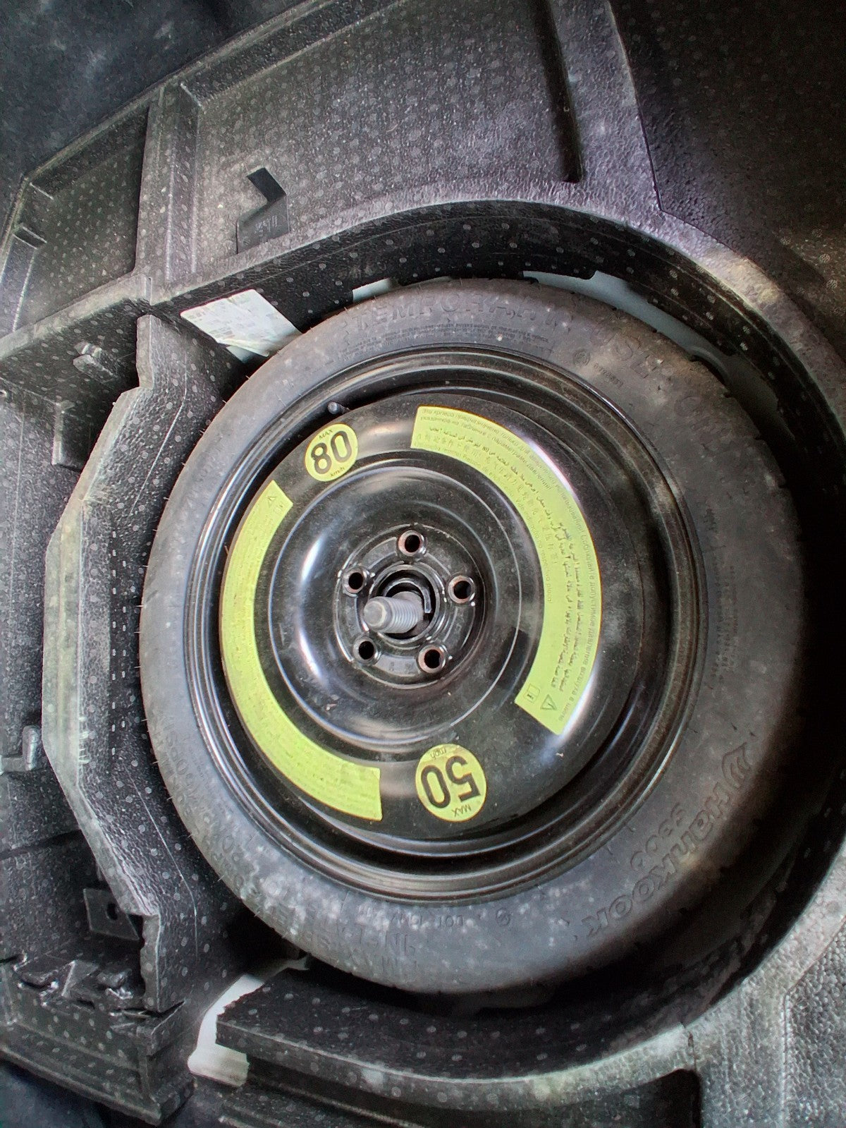 SEAT TOLEDO MK4 2018 16 INCH SPACESAVER WHEEL WITH TYRE T125/70R16