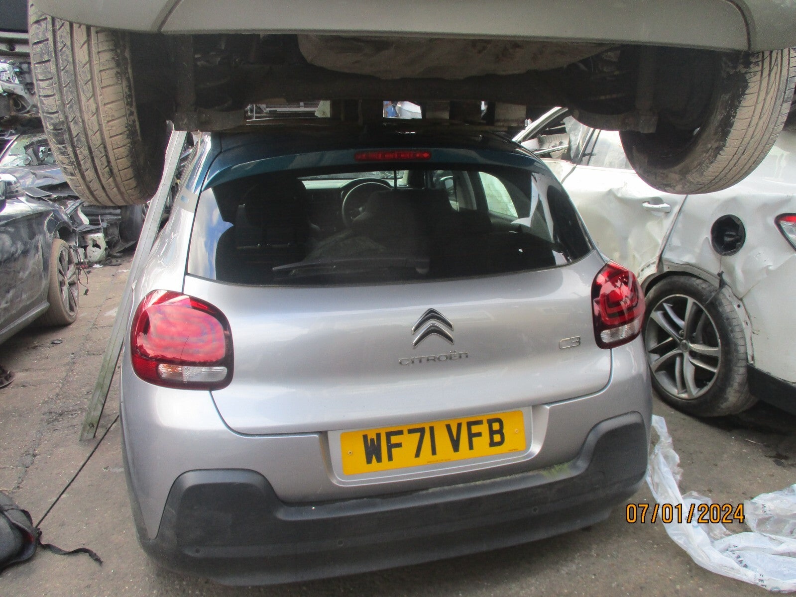2021 CITROEN C3 1.2 PETROL COOLANT WATER EXPANSION OVERFLOW TANK