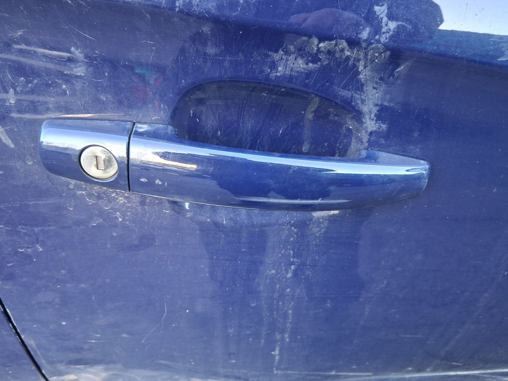 2016 VAUXHALL CORSA E OSF DRIVER SIDE FRONT RIGHT EXTERIOR DOOR HANDLE BLUE