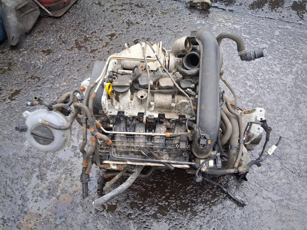 VW VOLKSWAGEN GOLF MK7 2016 1.4 PETROL BARE ENGINE WITH PUMP & INJECTORS CZC