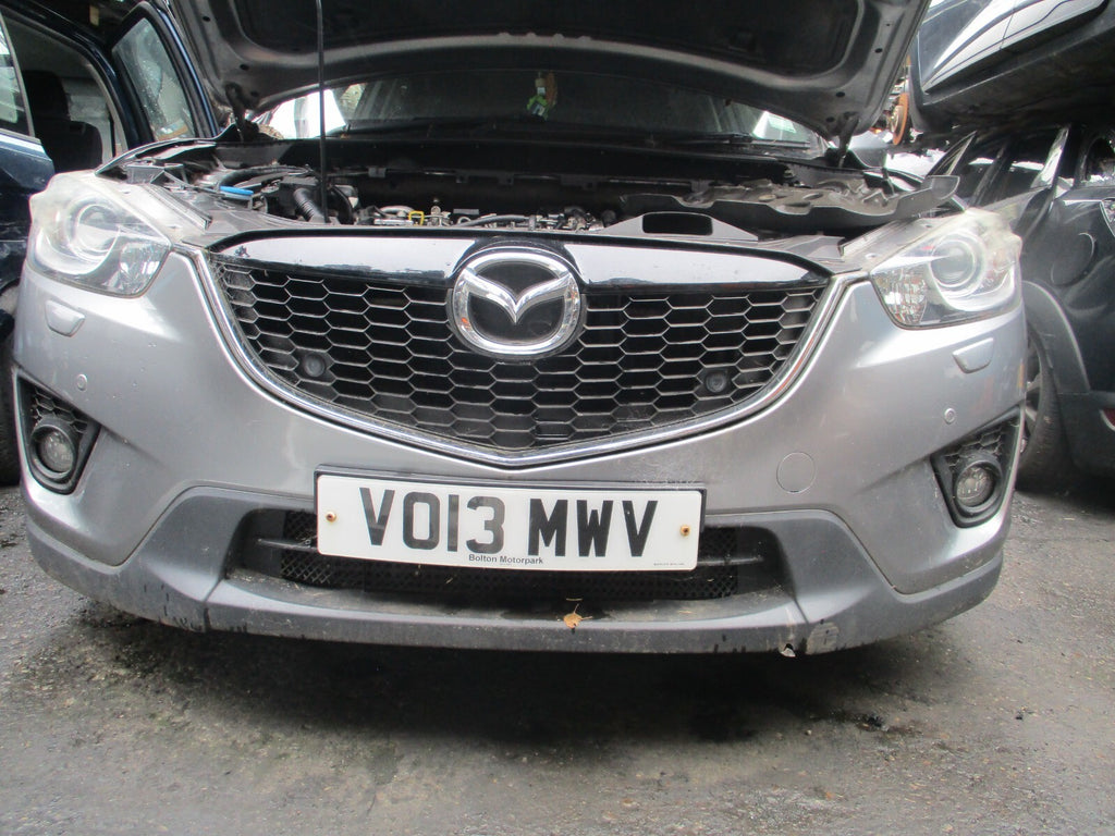 2013 MAZDA CX 5 MK1 FRONT COMPLETE BUMPER WITH BADGE GRILL FOG LIGHTS SILVER P38