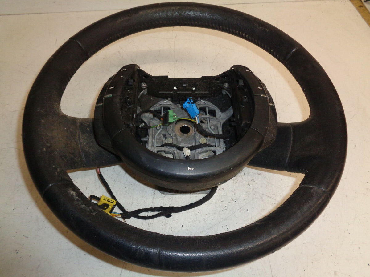 CITROEN C4 GRAND PICASSO 2007-2013 BLACK LEATHER STEERING WHEEL 96821566ZD
