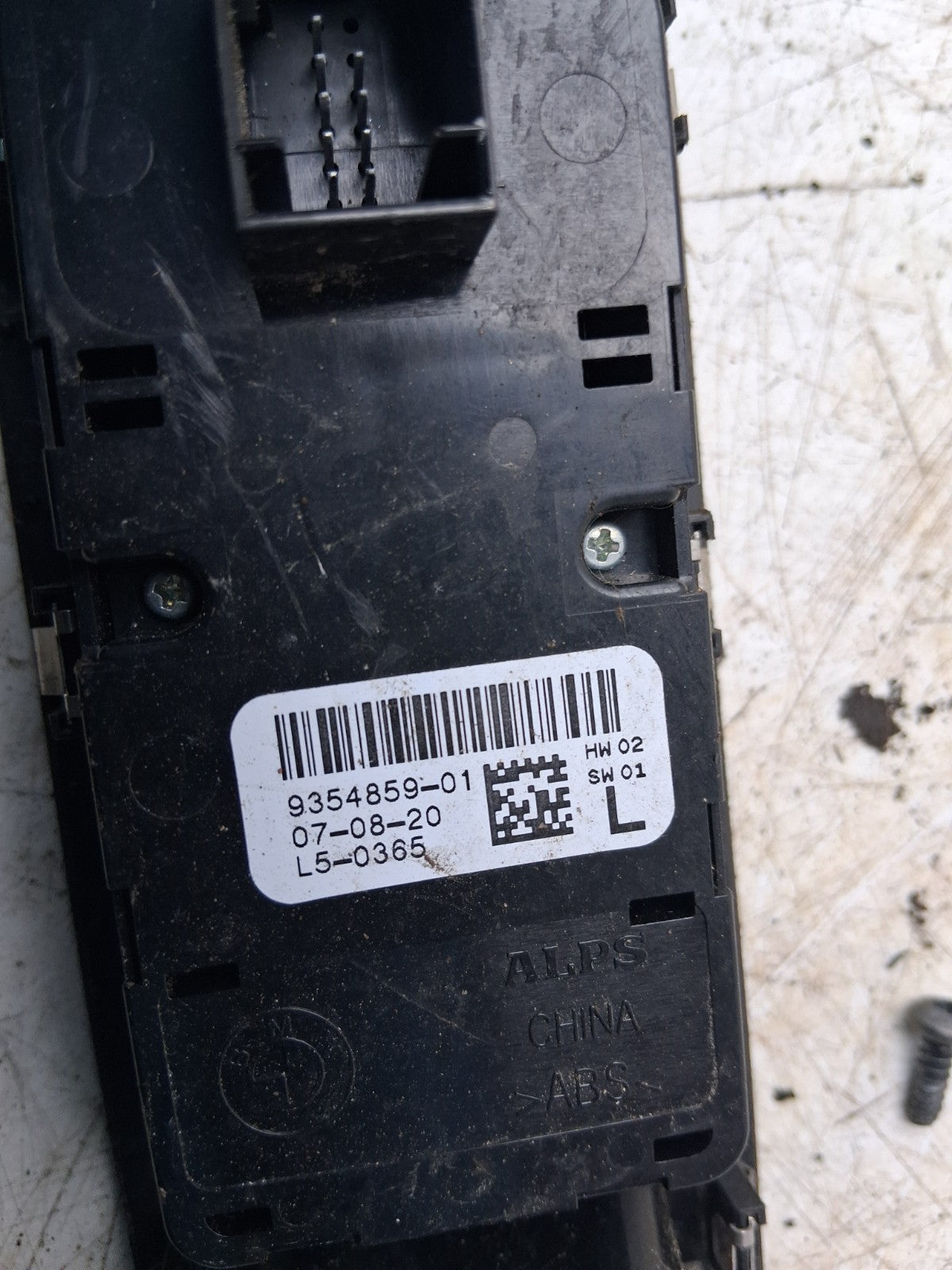 2021 BMW MINI COUNTRYMAN F60 OSF DRIVER SIDE FRONT RIGHT WINDOW SWITCH 9354859
