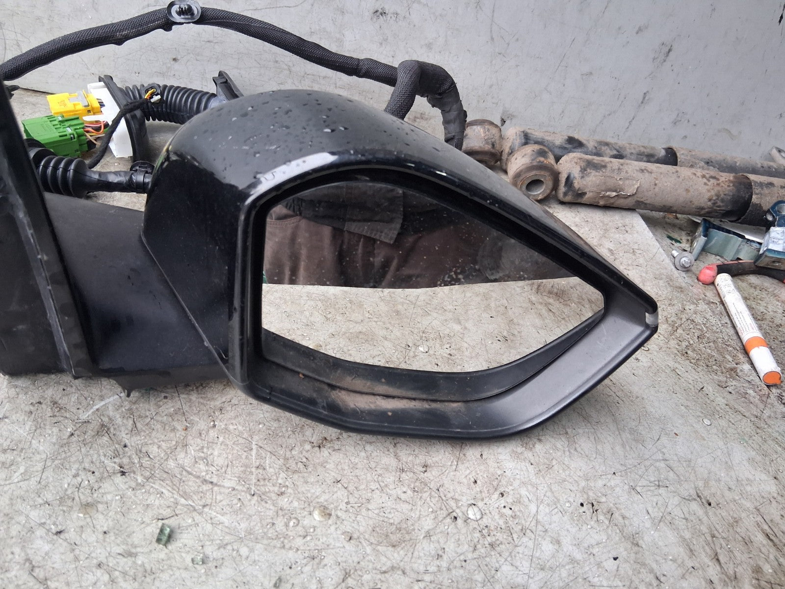 2023 CITROEN C4 MK3 OSF DRIVER SIDE RIGHT WING MIRROR POWER FOLD BLACK 984653529
