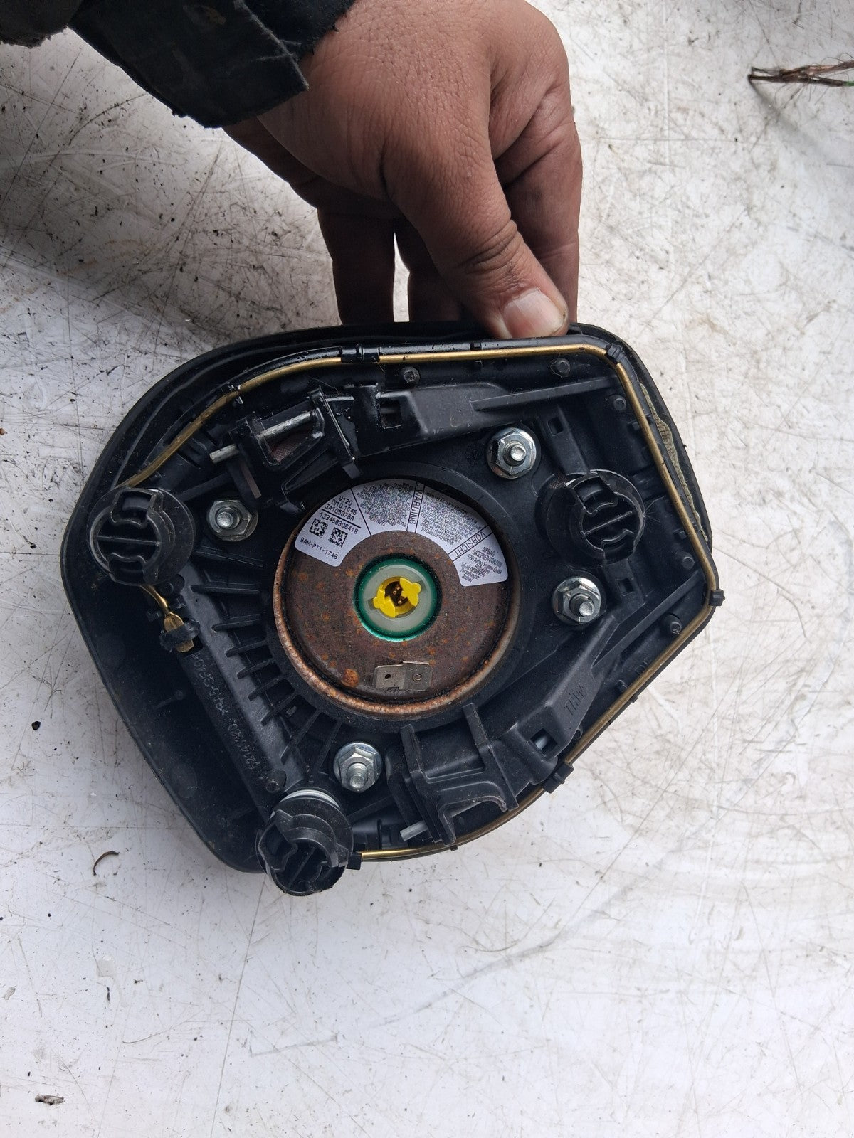 2014 FORD FIESTA MK7 STEERING WHEEL AIR BAG AIRBAG C1BBA042B85