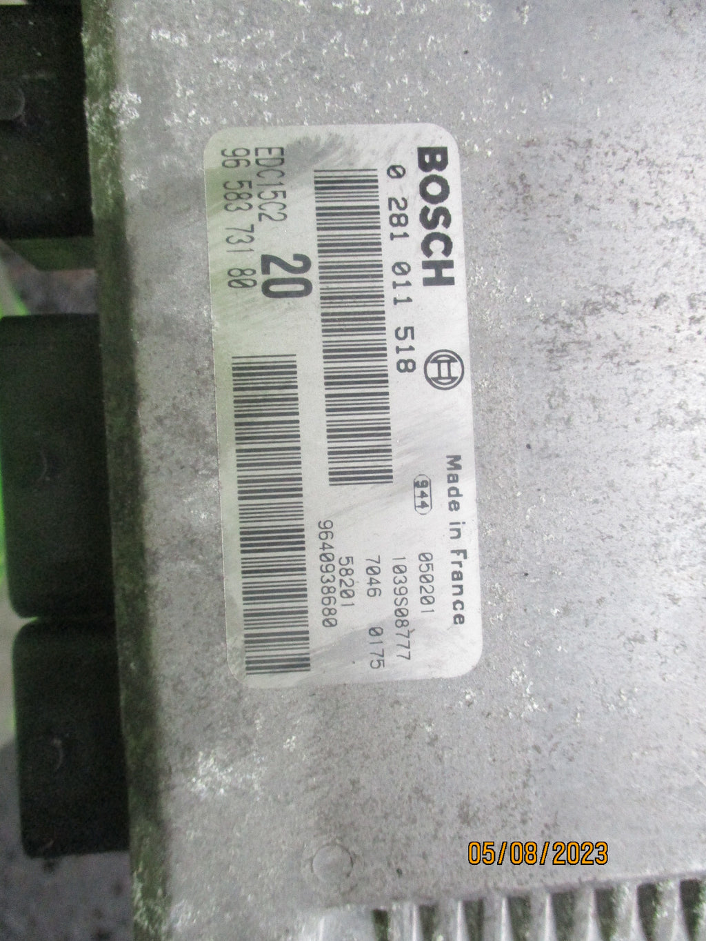 CITROEN PICASSO 2005 ECU ENGINE CONTROL UNIT 9658373180