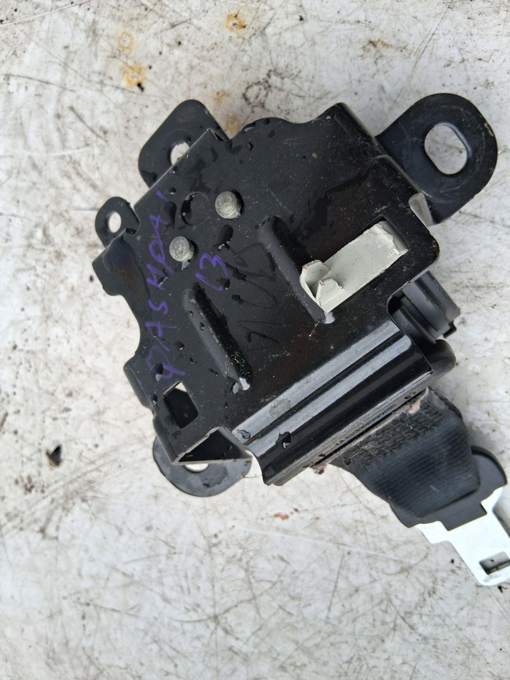 2013 NISSAN QASHQAI J10 REAR CENTER MIDDLE SEAT BELT 542426500A