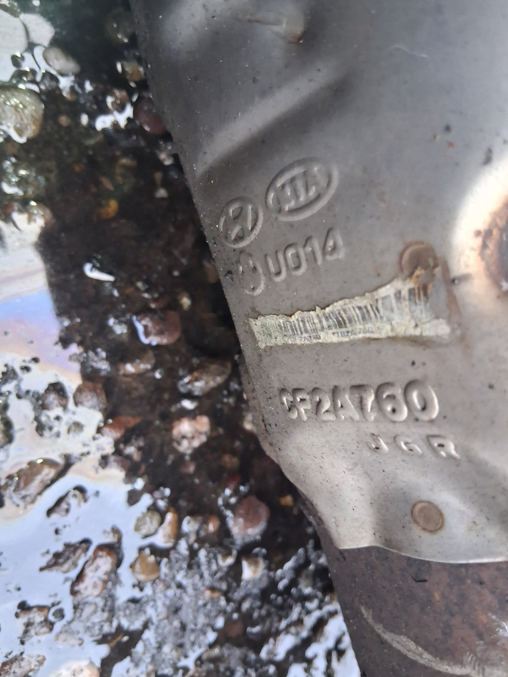 2012 KIA SPORTAGE MK3 1.7 DIESEL DPF CATALYTIC CONVERTER CF2A 760