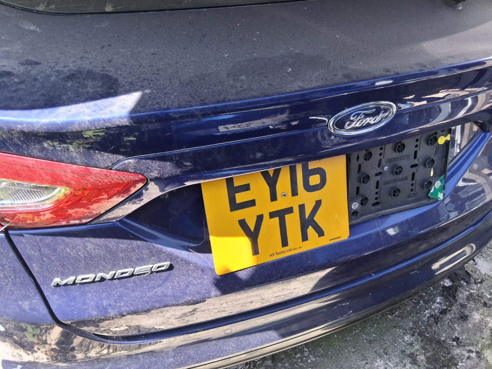 2016 FORD MONDEO MK5 HATCHBACK REAR BARE TAILGATE BOOTLID WEDGEWOOD BLUE LD