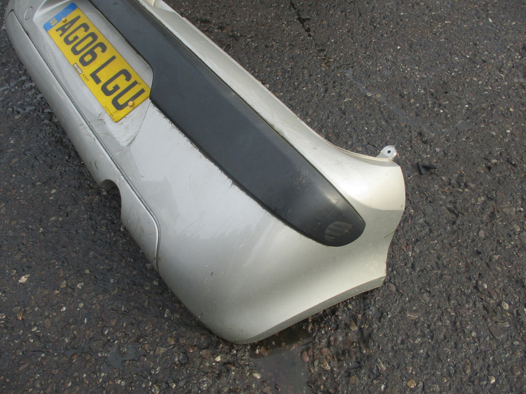 PEUGEOT 1007 2006 REAR BUMPER SILVER 9646177377