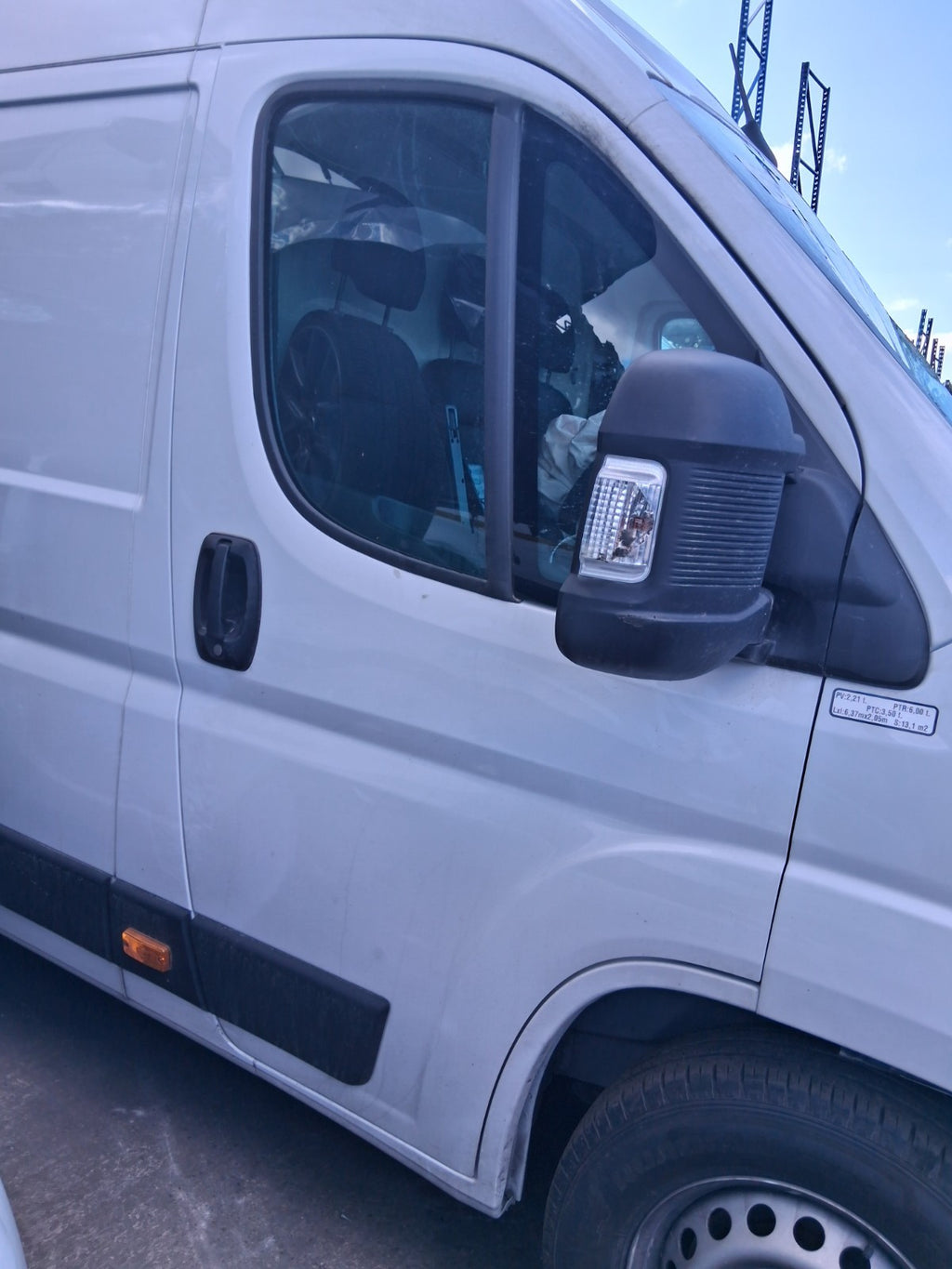 2025 CITROEN RELAY MK3 OSF DRIVER SIDE FRONT BARE DOOR WHITE