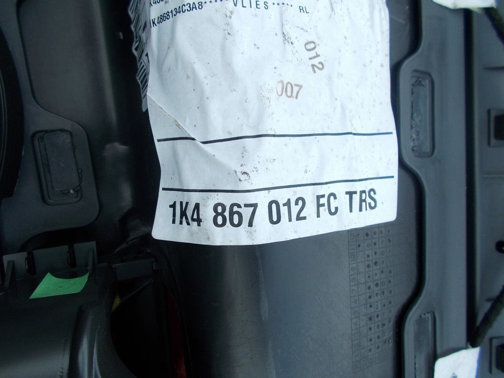 2009 VW GOLF OSF DRIVERS SIDE FRONT DOOR CARD 1K4867012FCTRS
