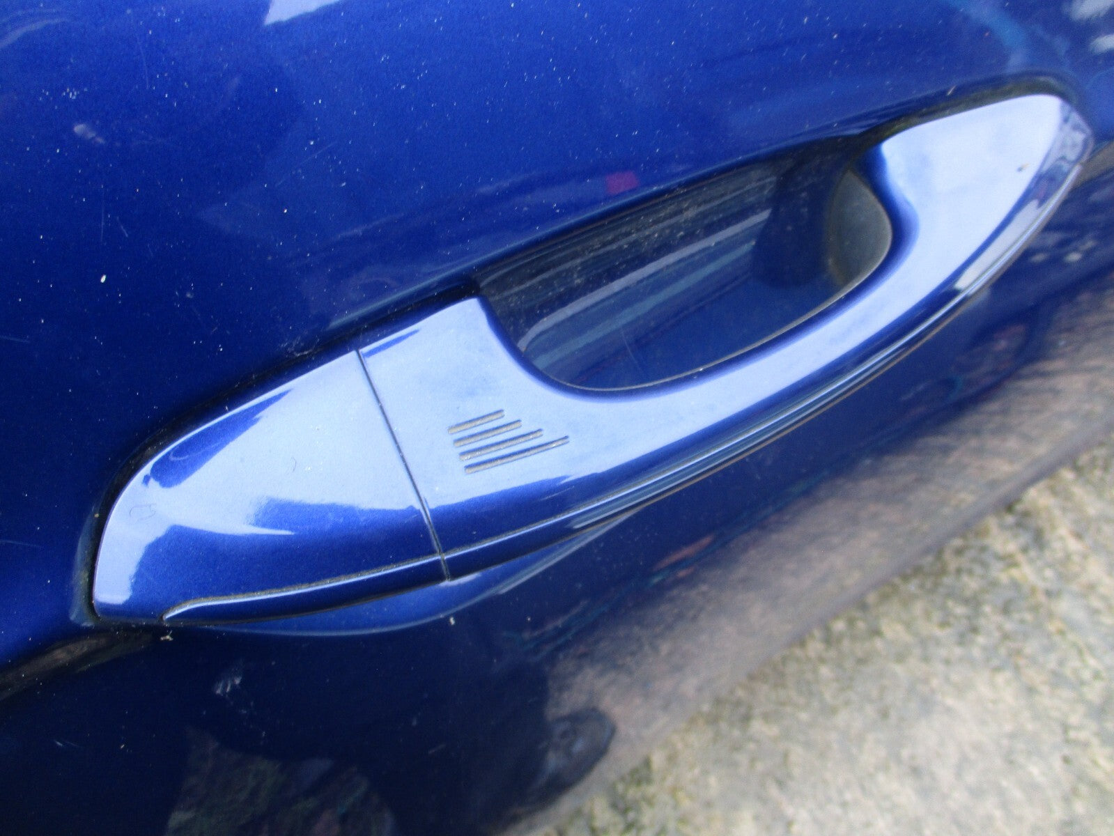 2017 FORD MONDEO MK5 HATCHBACK OSR DRIVER SIDE REAR EXTERIOR DOOR HANDLE BLUE LD