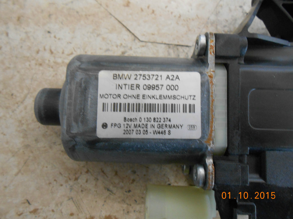 BMW MINI COOPER S 2007 R56 NS PASSENGER SIDE ELECTRIC WINDOW MOTOR ONLY 2753721