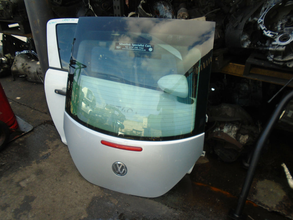 VW VOLKSWAGEN BEETLE 2007 REAR BARE TAILGATE BOOTLID SILVER