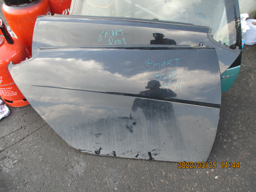 SMART FORTWO 2008 OSF DRIVER SIDE DOOR BLACK