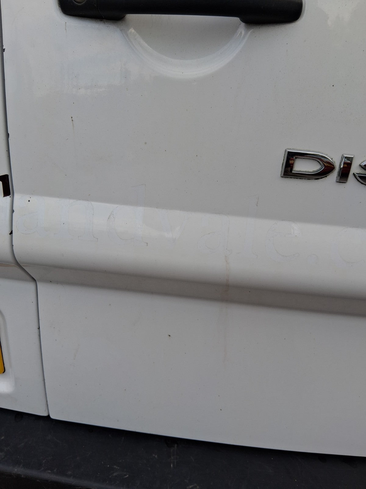 2016 CITROEN DISPATCH MK2 OSR DRIVER SIDE REAR RIGHT COMPLETE DOOR WHITE