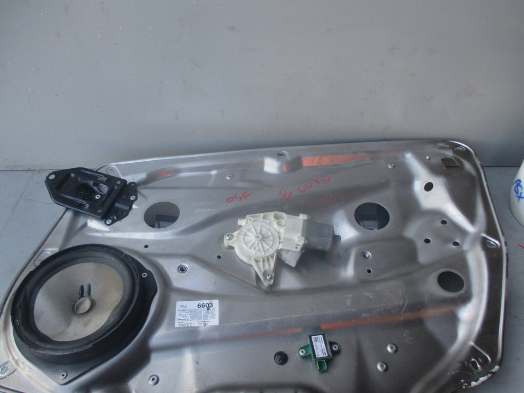 MERCEDES 2014 W212 OSF DRIVER SIDE FRONT WINDOW REGULATOR & MOTOR A2048200242