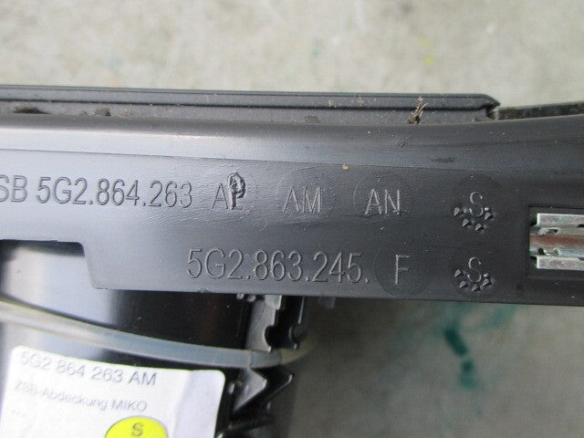 2012 VW GOLF MK7 CENTRE CONSOLE CUP HOLDER 5G2863245F