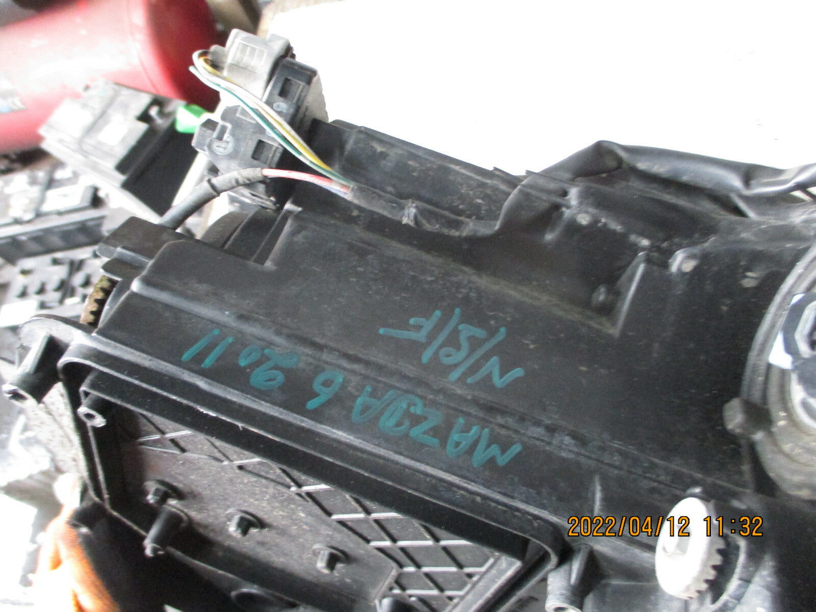 MAZDA 6 2011 NSF PASSENGER SIDE FRONT HEADLIGHT HEADLAMP