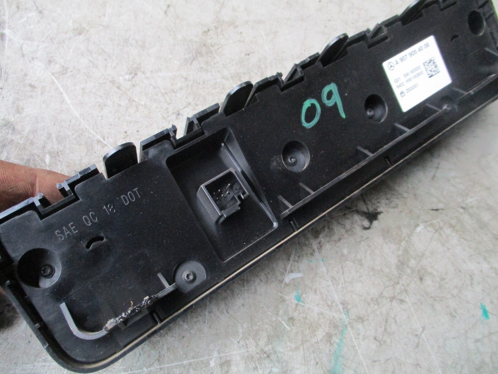 MERCEDES BENZ SPRINTER W907 2019 HEATER AC CLIMATE CONTROL SWITCH A9079054006