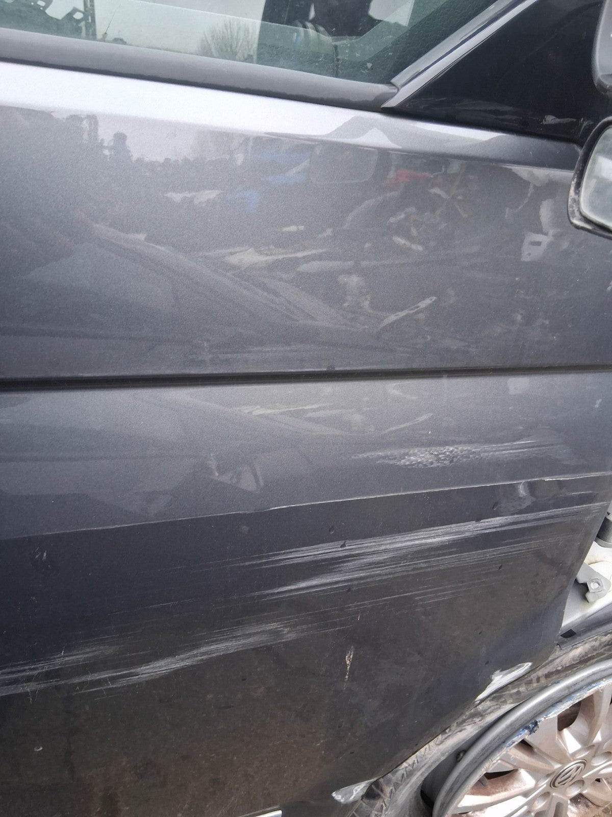 2023 VOLKSWAGEN CARAVELLE T6.1 OSF DRIVER SIDE FRONT RIGHT BARE DOOR GREY
