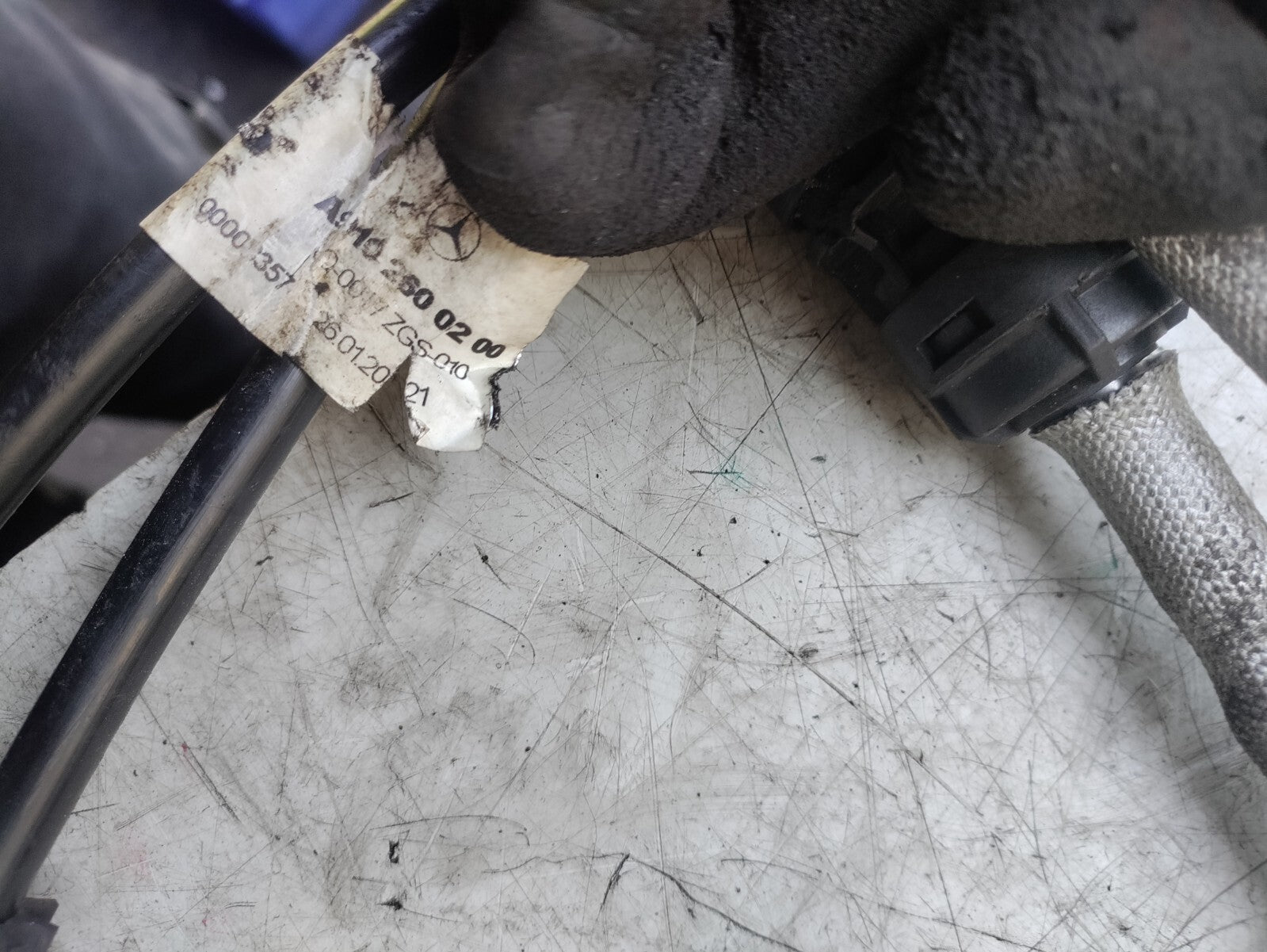 2021 MERCEDES BENZ SPRINTER W907 DIESEL GEAR LINKAGE CABLE A9102600200