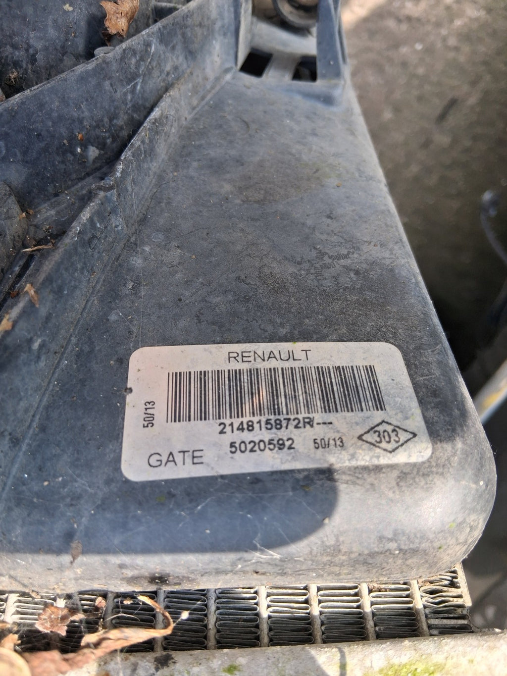 2013 RENAULT MASTER MK3 2.3 DIESEL RADIATOR RAD PACK 214815872R