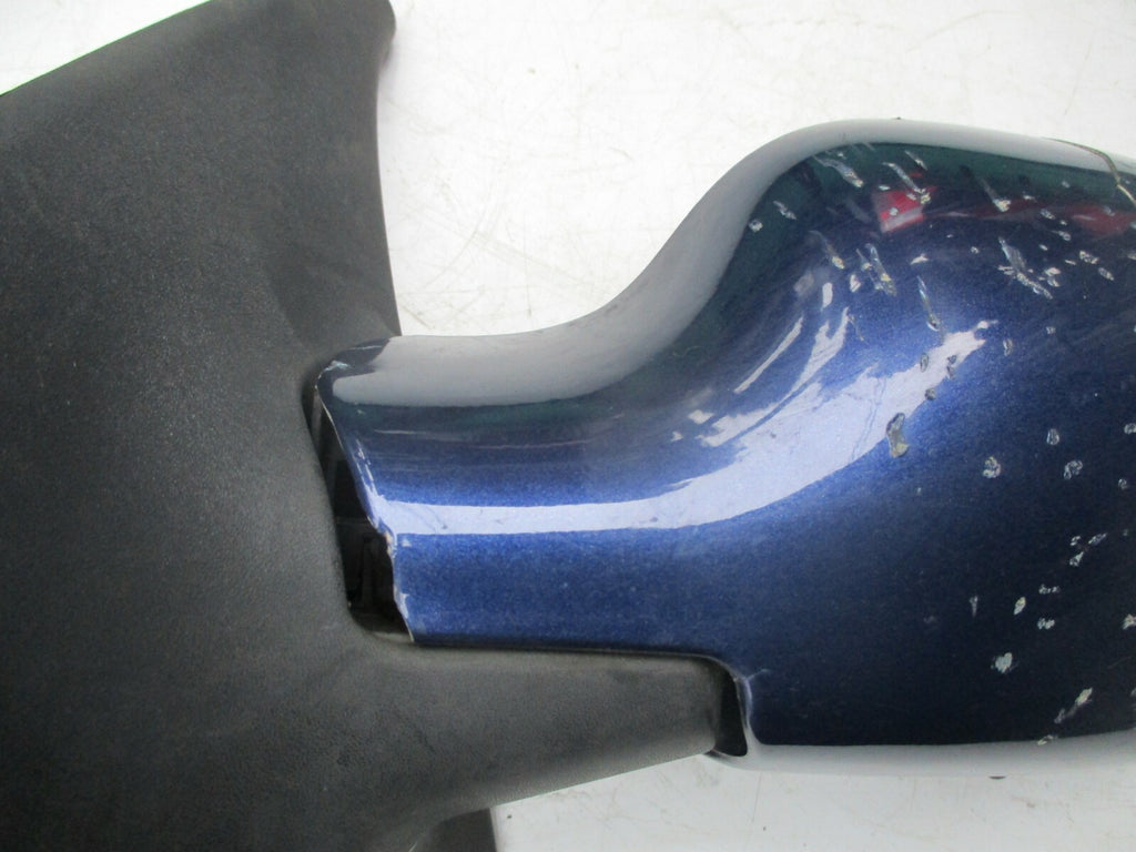RENAULT SCENIC MK1 2003 NS PASSENGER SIDE ELECTRIC DOOR WING MIRROR DARK BLUE