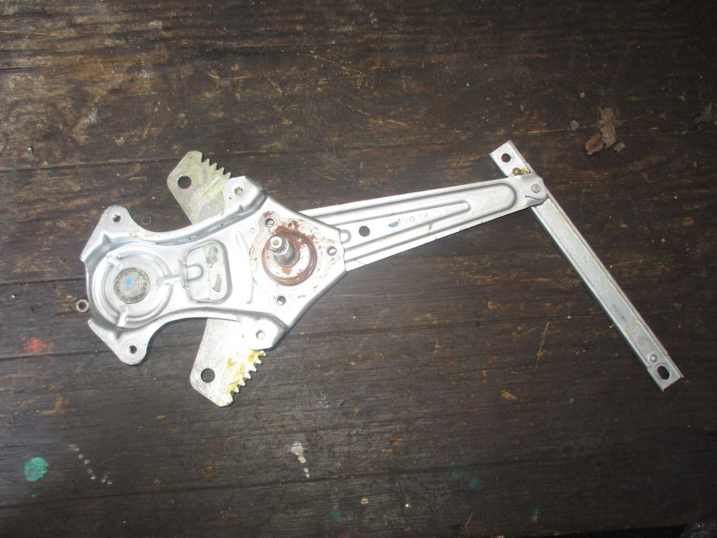 NISSAN MICRA 2013 K13 OSR REAR DRIVERS MANUAL WINDOW REGULATOR