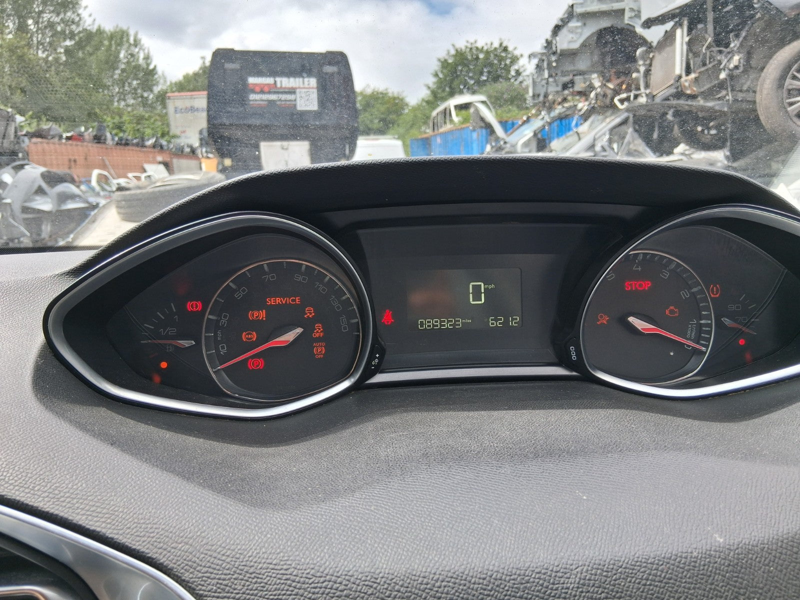 2014 PEUGEOT 308 MK2 1.2 PETROL SPEEDO SPEEDOMETER INSTRUMENT CLUSTER