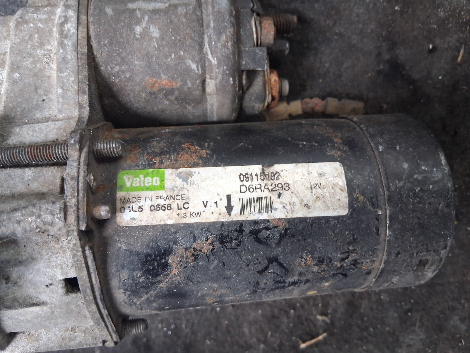 VAUXHALL CORSA E 2018 1.4 PETROL STARTER MOTOR 09115192