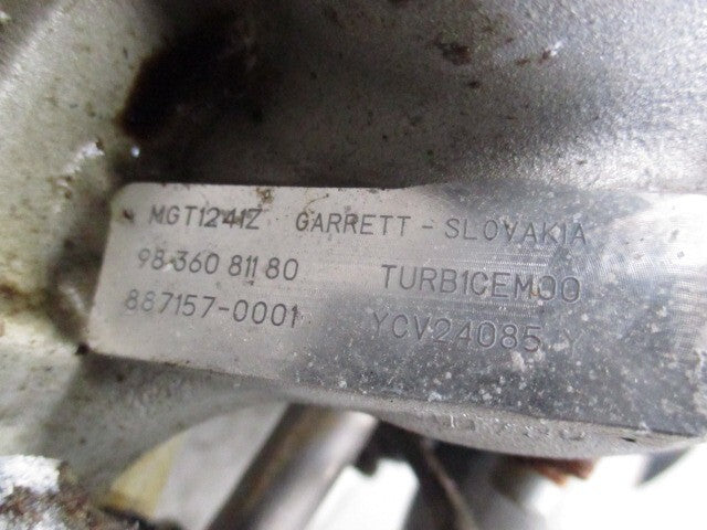 CITROEN C4 MK3 2021 1.2 PETROL TURBO TURBO CHARGER 9836081180