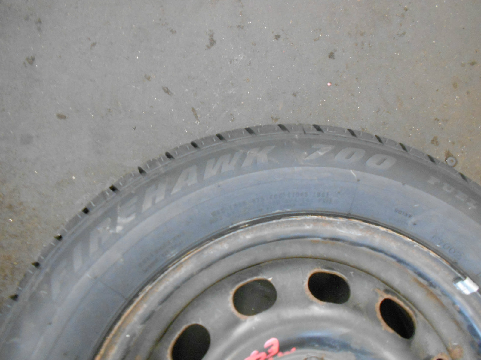 FORD ESCORT MK5 1992 STEEL WHEEL & NEW TYRE FIRESTONE 185/60/14 FIREHAWK 700