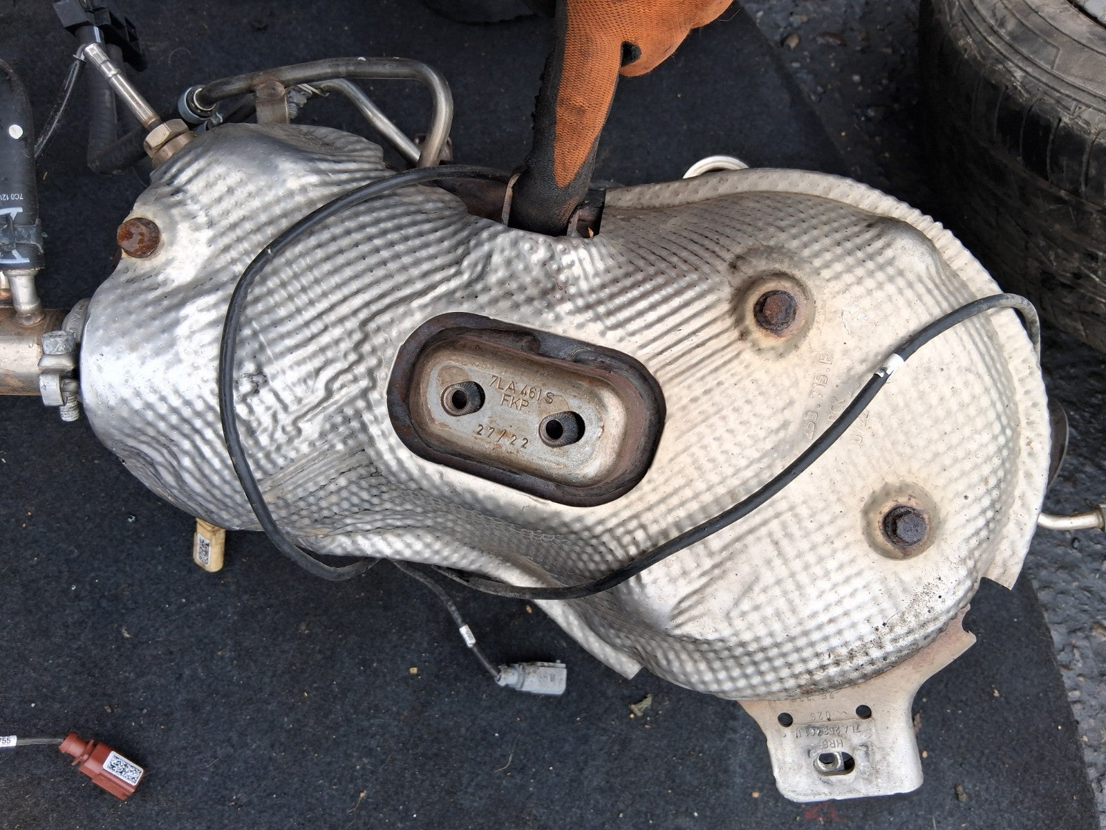 2018 VW VOLKSWAGEN TRANSPORTER T6 2.0 DIESEL DPF CATALYTIC CONVERTER 7LA131723A